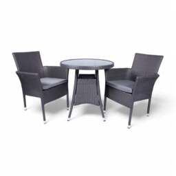Malaga Outdoor Stacking Bistro Set - thumbnail 2