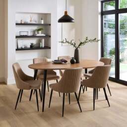 Shea Set of 2 Dining Chairs, Velvet - thumbnail 2