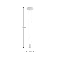 Charlie Industrial Adjustable Pendant Flex Ceiling Light Cable - thumbnail 6