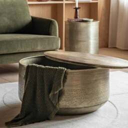 Cedar & Sage Arcata Coffee Table with Storage - thumbnail 2