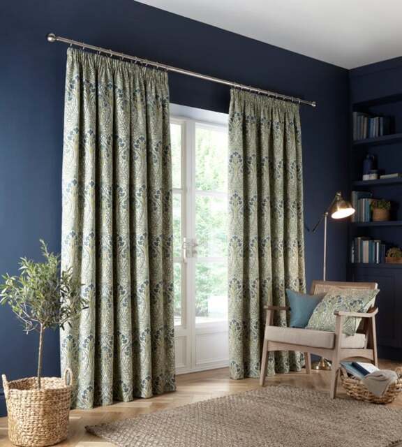 Lucetta Pencil Pleat Curtains (Blackout Available) - image 1