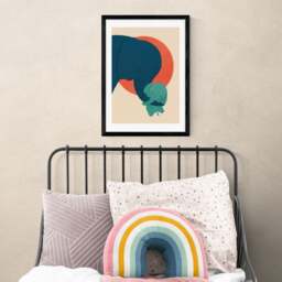 East End Prints Baby Elephant Print - thumbnail 1