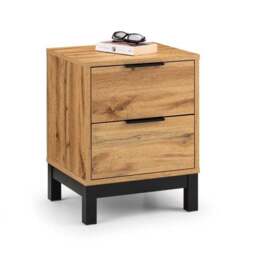 Bali 2 Drawer Bedside Table - thumbnail 3