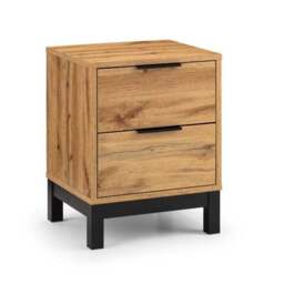 Bali 2 Drawer Bedside Table - thumbnail 2