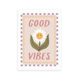 East End Prints Good Vibes Daisy Print by Kid of the Village - thumbnail 2