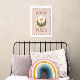 East End Prints Good Vibes Daisy Print by Kid of the Village - thumbnail 1