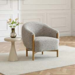 Adina Textured Weave Tub Chair - thumbnail 1
