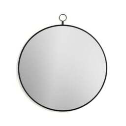 Loop Top Round Wall Mirror - thumbnail 2