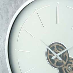 Central Metal Cog Wall Clock - thumbnail 2