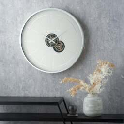 Central Metal Cog Wall Clock - thumbnail 1