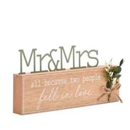 Love Story Mr and Mrs Fell In Love Ornament - thumbnail 3