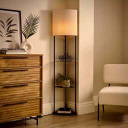 Jakob Corner Shelved Floor Lamp - thumbnail 2