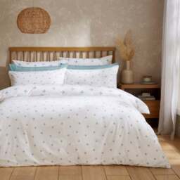Zarah Motif 100% Cotton Duvet Cover & Pillowcase Set - thumbnail 3