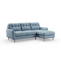 Sven Chunky Tonal Weave Large Corner Chaise Sofa - thumbnail 6