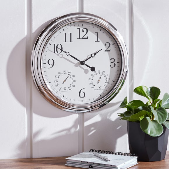 outdoor barometer clock