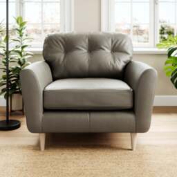 Sven Classic Leather Snuggle Chair - thumbnail 1