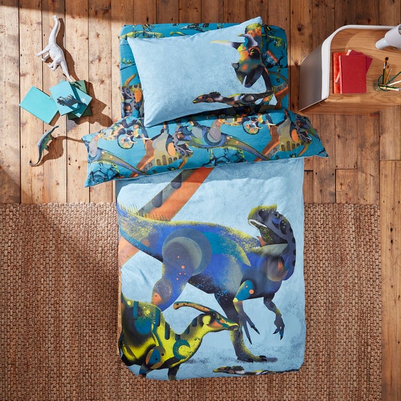 Age of Dinosaurs 100% Cotton Duvet Cover & Pillowcase Set