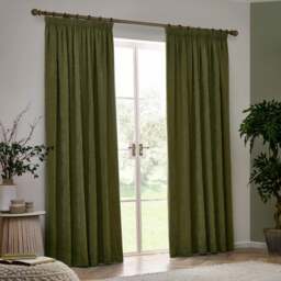 Yard Chenille Pencil Pleat Curtains
