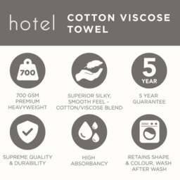 Hotel Cotton Viscose Towel - thumbnail 2