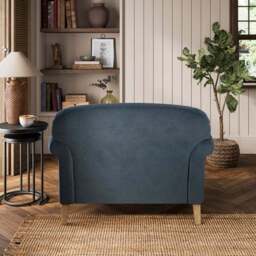 Millie Velvet Snuggle Chair - thumbnail 2