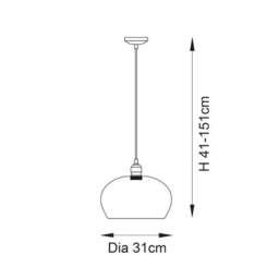 Vogue Sturt Adjustable Pendant Light - thumbnail 6