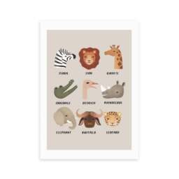East End Prints Animal Safari In Stone Print by Kid of the Village - thumbnail 2