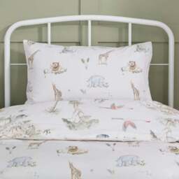 Savannah 100% Cotton Duvet Cover & Pillowcase Set - thumbnail 3