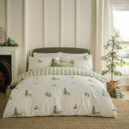 Wylder Nature Charlecote 100% Cotton Duvet Cover and Pillowcase Set - thumbnail 1