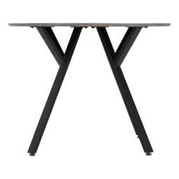 Athens 4 Seater Round Dining Table with 4 Lukas Chairs - thumbnail 3
