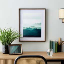 Fulton Natural and Black Photo Frame - thumbnail 1