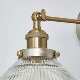 Logan Glass Plug In Wall Light - thumbnail 2