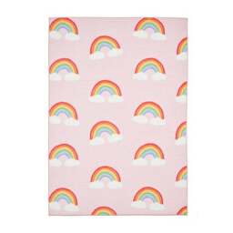 Catherine Lansfield Kids Rainbow Hearts Rug - thumbnail 5