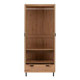 Barker Double Wardrobe, Oak Effect - thumbnail 4