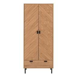 Barker Double Wardrobe, Oak Effect - thumbnail 3