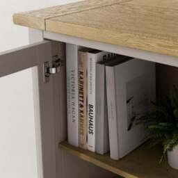 Olney Display Cabinet, Stone - thumbnail 4