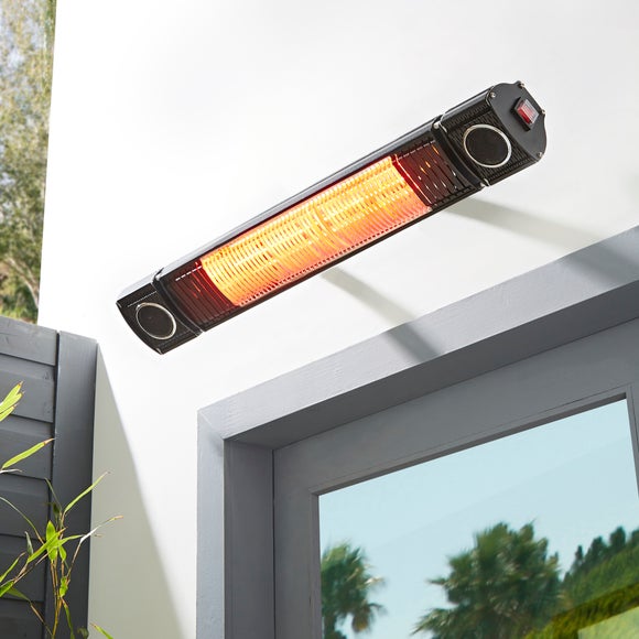 Flint Outdoor Wall Mounted Heater with Bluetooth Speaker & Remote Control - image 1