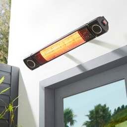 Flint Outdoor Wall Mounted Heater with Bluetooth Speaker & Remote Control - thumbnail 1