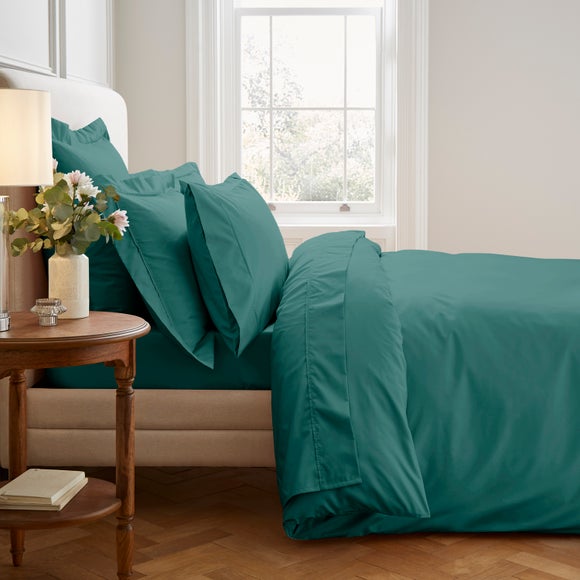 Dorma Crisp & Fresh 400 Thread Count Egyptian Cotton Percale Flat Sheet - image 1