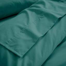 Dorma Crisp & Fresh 400 Thread Count Egyptian Cotton Percale Flat Sheet - thumbnail 2