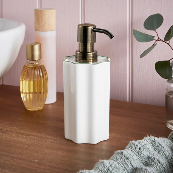 Heart and Soul Scalloped Soap Dispenser - image 1