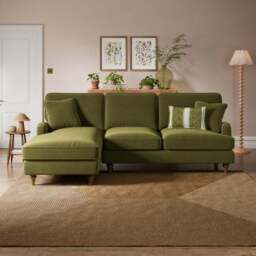 Beatrice II Velvet Corner Storage Sofa Bed - thumbnail 2