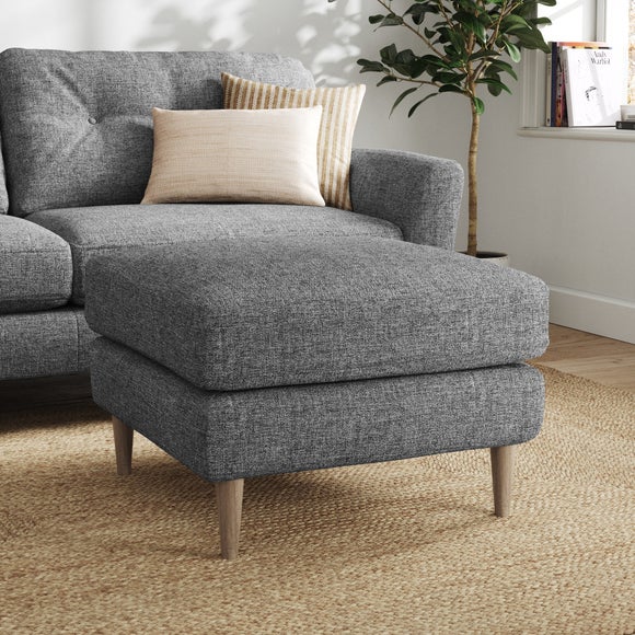 Sven Tonal Weave Footstool - image 1