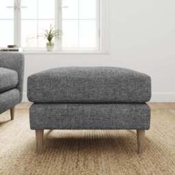 Sven Tonal Weave Footstool - thumbnail 2