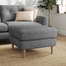 Sven Tonal Weave Footstool - thumbnail 1