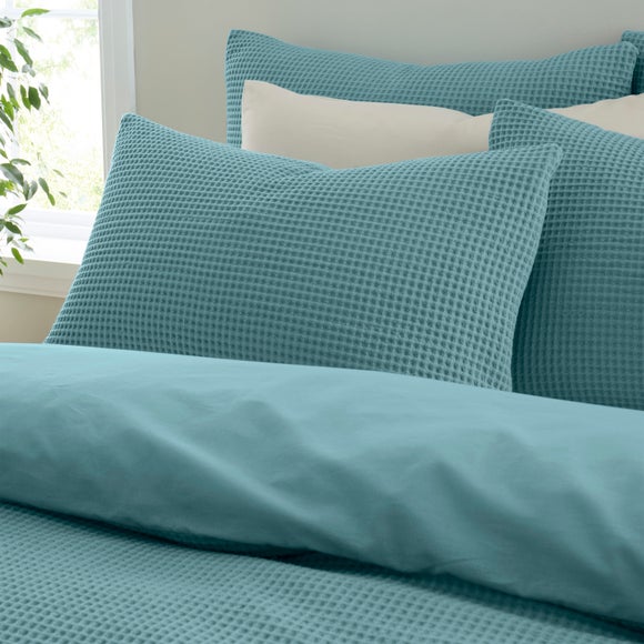 Ashton Cotton Waffle 100% Cotton Standard Pillowcase Pair - image 1