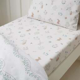 Pack of 2 Soft Bunnies 100% Cotton Fitted Bed Sheets - thumbnail 1