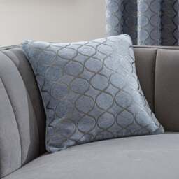 Ogee Chenille Feather Filled Cushion - thumbnail 1