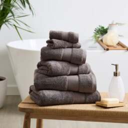 Ultra Soft 100% Cotton 6 Piece Towel Bale - thumbnail 1