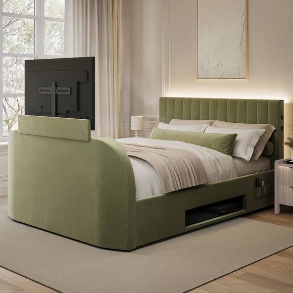 XR Living Maisie 5.1 Surround Sound Side Lift Ottoman TV Bed - image 1