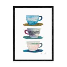 East End Prints Coffee Cups Print - thumbnail 2